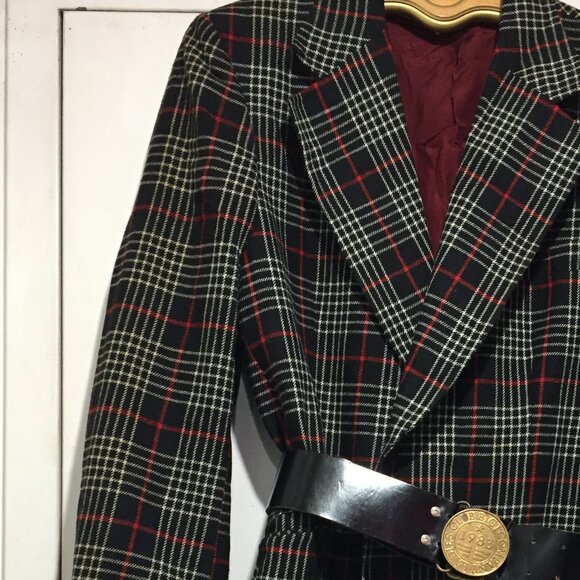 VINTAGE SIMPSONS WOOL BLEND PLAID JACKETS SIZE 46T - Picture 8 of 10